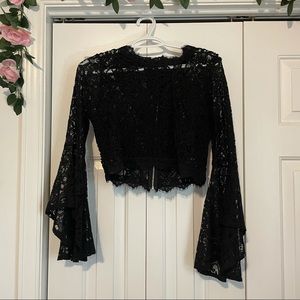 Black Lace Top